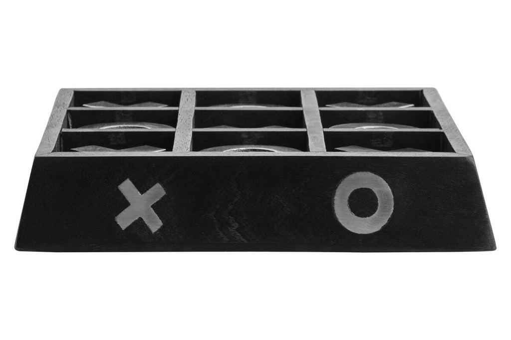Black Acacia Wood Noughts and Crosses | Churchill Games
