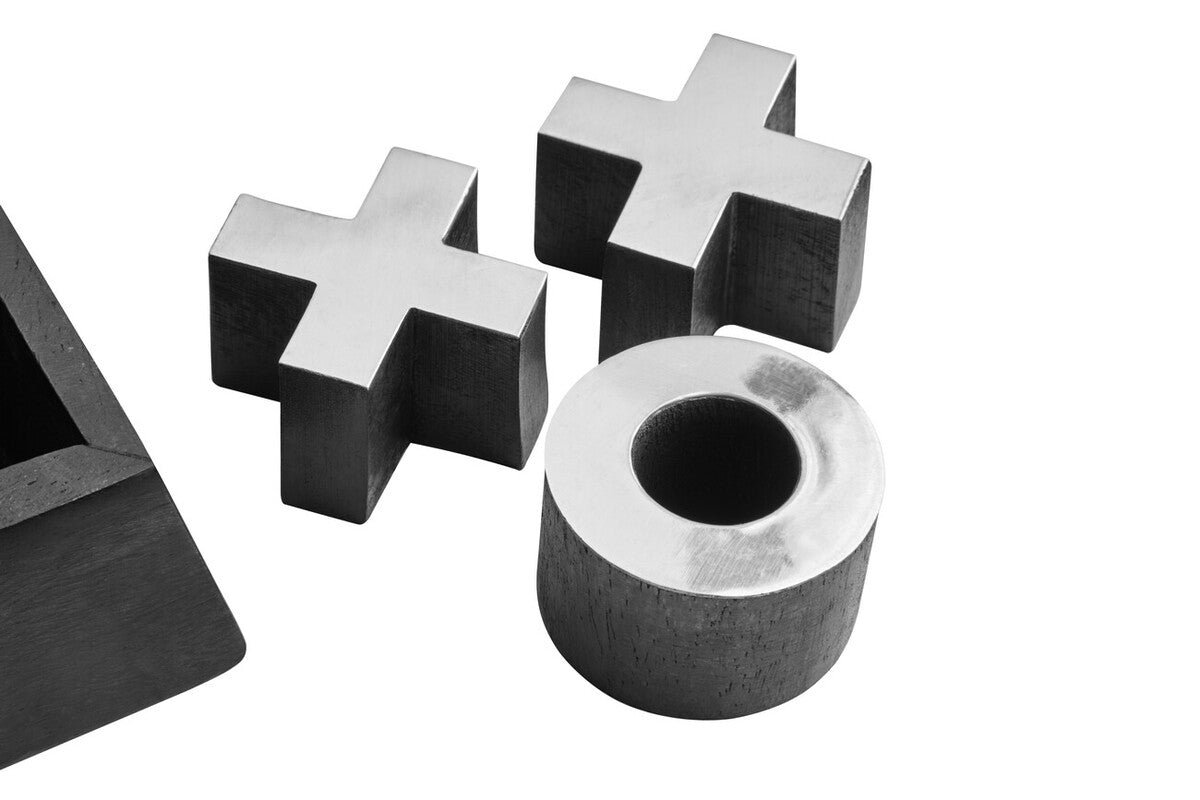 Black Acacia Wood Noughts and Crosses | Churchill Games