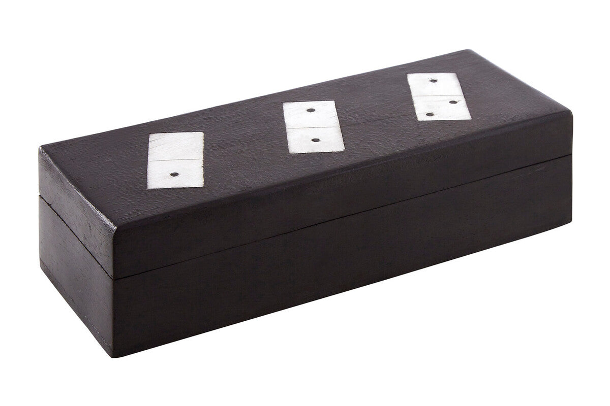 Black Mango Wood Domino Set | Churchill Games