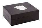 Black Mango Wood Playing Card Box | Churchill Games
