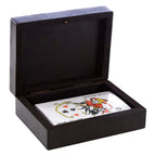 Black Mango Wood Playing Card Box | Churchill Games
