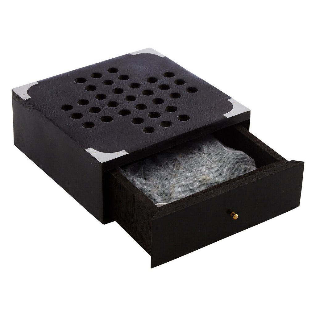 Black Sheesham Wood Solitaire Games Box | Churchill Games