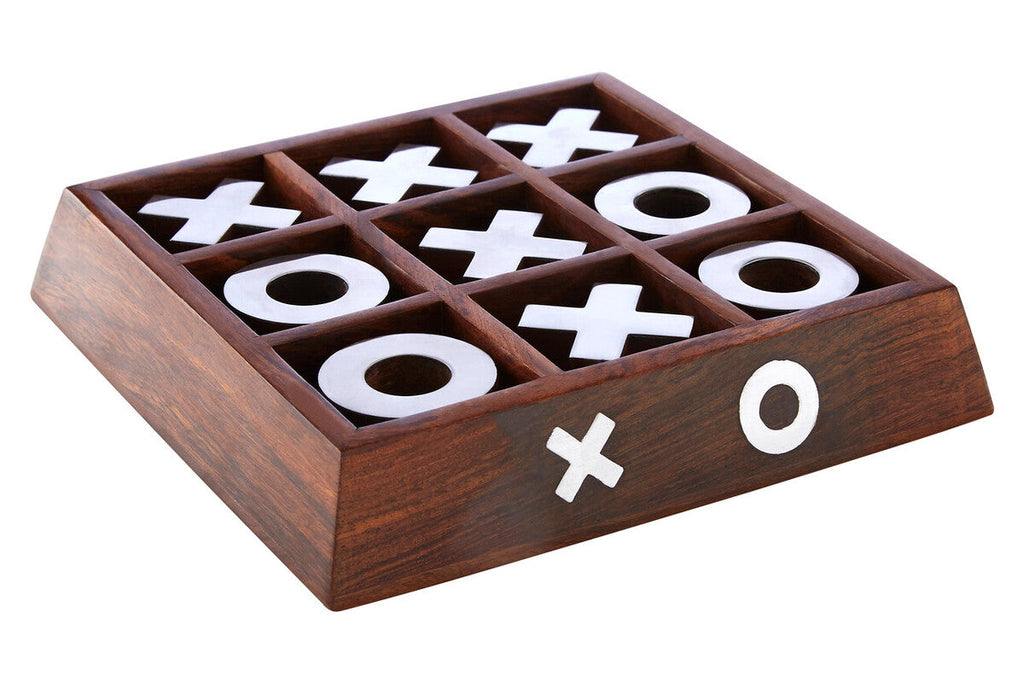 Sheesham Wood Noughts and Crosses | Churchill Games