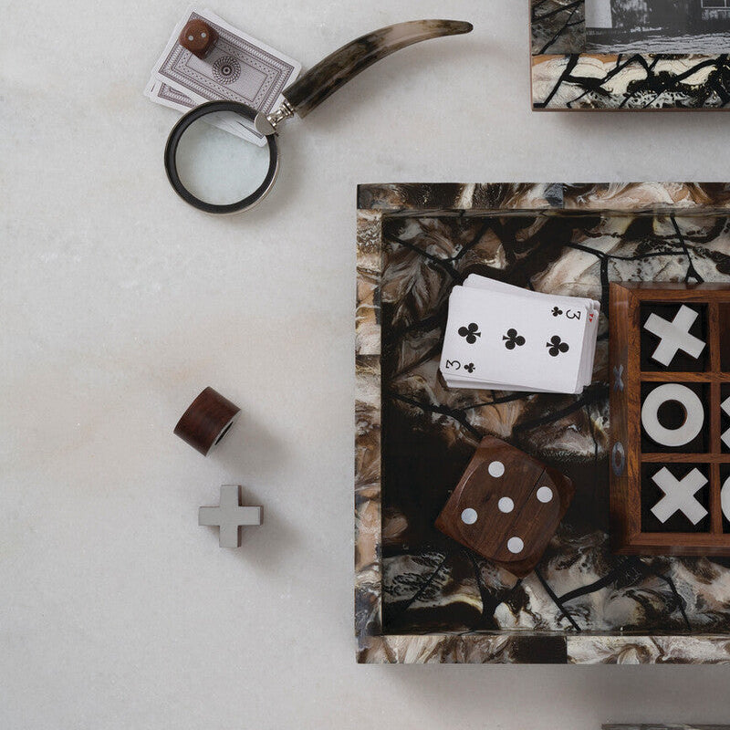 Sheesham Wood Noughts and Crosses | Churchill Games