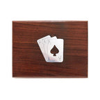 Sheesham Wood Playing Card Box | Churchill Games