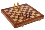 Brown Wood Magnetic Chess Game | Churchill Games