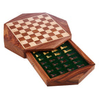 Octagonal Magnetic Chess Game | Churchill Games