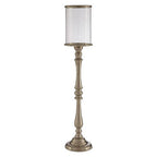 Large Nickel Candle Holder | Kensington Townhouse