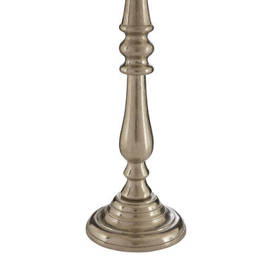 Large Nickel Candle Holder | Kensington Townhouse