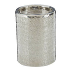 Silver Hammered Effect Small Candle Holder | Safia