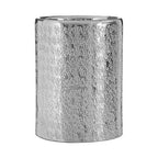 Silver Hammered Effect Small Candle Holder | Safia