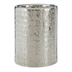 Silver Hammered Effect Small Candle Holder | Safia