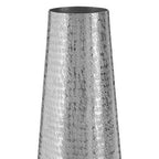 Silver Hammered Effect Large Vase | Safia
