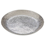 Silver Hammered Effect Plate | Safia