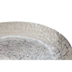 Silver Hammered Effect Plate | Safia