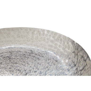 Silver Hammered Effect Plate | Safia