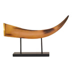 Large Natural Horn Ornament | Boho