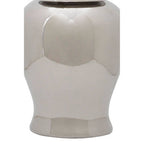 Large Ceramic Silver Jar | Kensington Townhouse