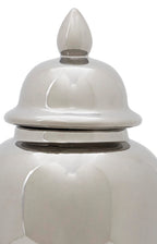 Small Ceramic Silver Jar | Kensington Townhouse