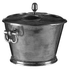Antique Silver 4 Bottle Wine Cooler | Rustic