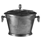 Antique Silver 4 Bottle Wine Cooler | Rustic