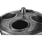 Antique Silver 4 Bottle Wine Cooler | Rustic