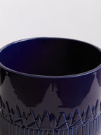 Blue Finish Planter | Petra