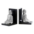 Set of 2 Buddha Bookends with Marble Base | Kinsley