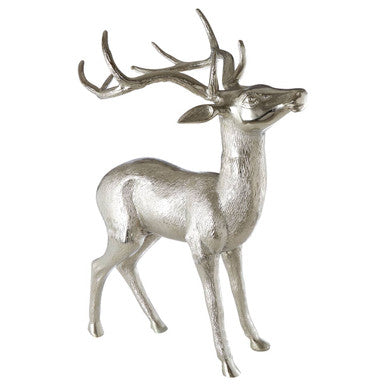 Large Nickel Finish Floor Standing | Stag