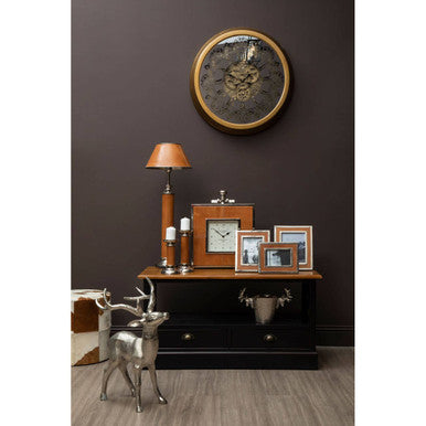 Large Nickel Finish Floor Standing | Stag