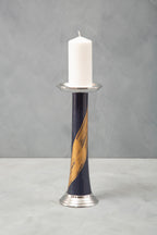 Blue And Gold Candle Holder | Alma