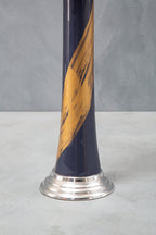 Blue And Gold Candle Holder | Alma