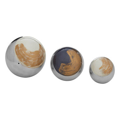 Set Of 3 Deco Brushstroke Balls | Alma