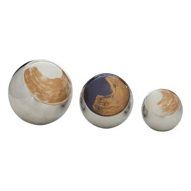 Set Of 3 Deco Brushstroke Balls | Alma
