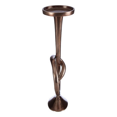 Twist Bronze Candle Holder | Kensington Townhouse