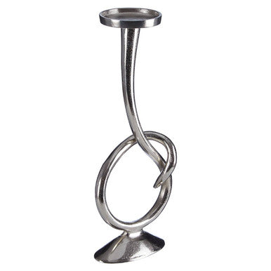 Twist Nickel Candle Holder | Kensington Townhouse