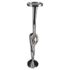 Twist Nickel Candle Holder | Kensington Townhouse