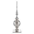 Large Rough Nickel Obelisk | Kensington Townhouse