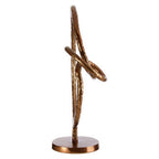 Nexus Round Rough Bronze Sculpture