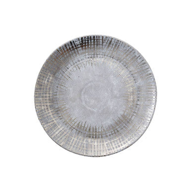 Silver and Grey Decorative Plate | Embra