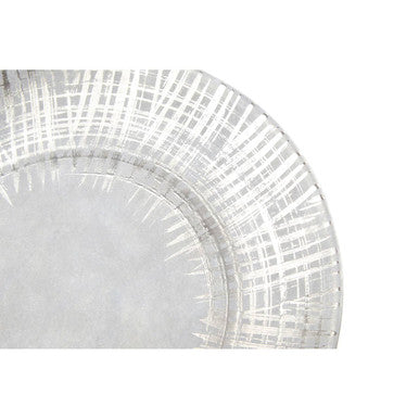 Silver and Grey Decorative Plate | Embra
