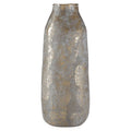 Large Grey and Gold Ceramic Vase | Orvena