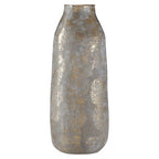 Large Grey and Gold Ceramic Vase | Orvena