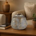 Small Grey and Gold Ceramic Vase | Orvena