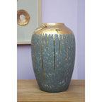 Grey and Gold Small Vase | Cyrus