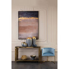 Large Grey and Gold Finish Planter | Cyrus