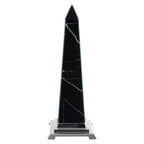 Large Black Marble Design Obelisk Sculpture | Renata