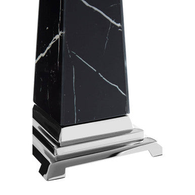 Large Black Marble Design Obelisk Sculpture | Renata