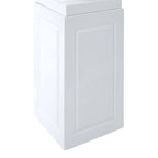 White Planter with Pillar | Josten