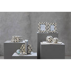 Ivory and Black Set of 2 Bookends | Harlo